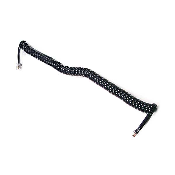 Cavo estensibile spiralato ricambio cornetta plug 4/4 2mt