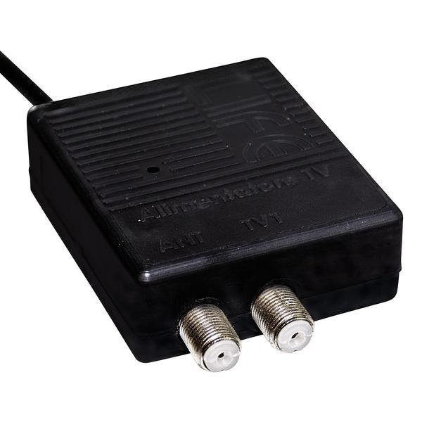 Alimentatore TV SWITCHING 1 USCITA 12V 400mA Connettori F, con spia LED