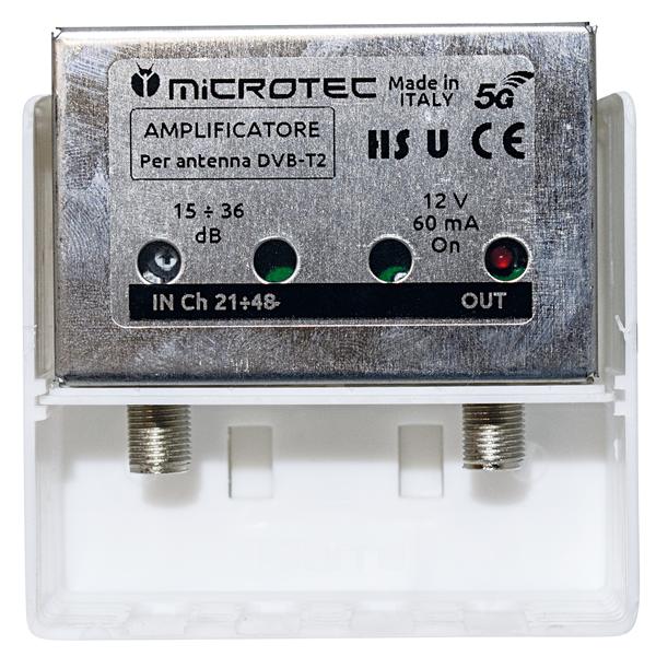 Amplificatore da palo 1 ingresso UHF 1 uscita 20dB
