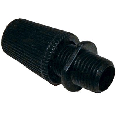 Fermacavo tige filettato M10x1 nero x cavi H03VV-F 2x0.50 e 2x075