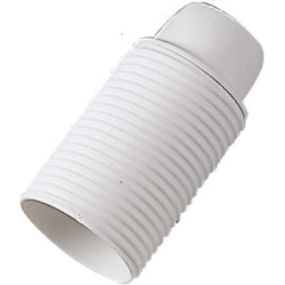 Portalampada E14 filettato in bachelite bianco in flowpack