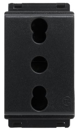 Presa bivalente P11/P17 10/16A compatibile con Living Classic IMQ