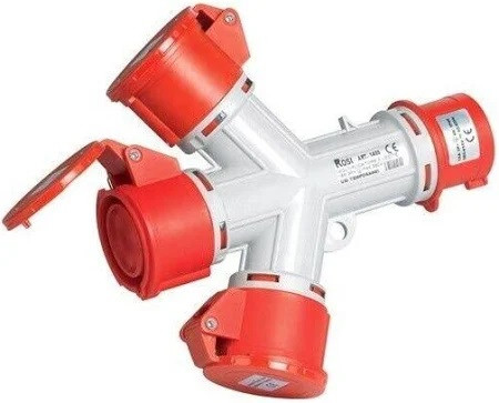 Moltiplicatore 3 uscite CEE 3P+T+N 16A IP67