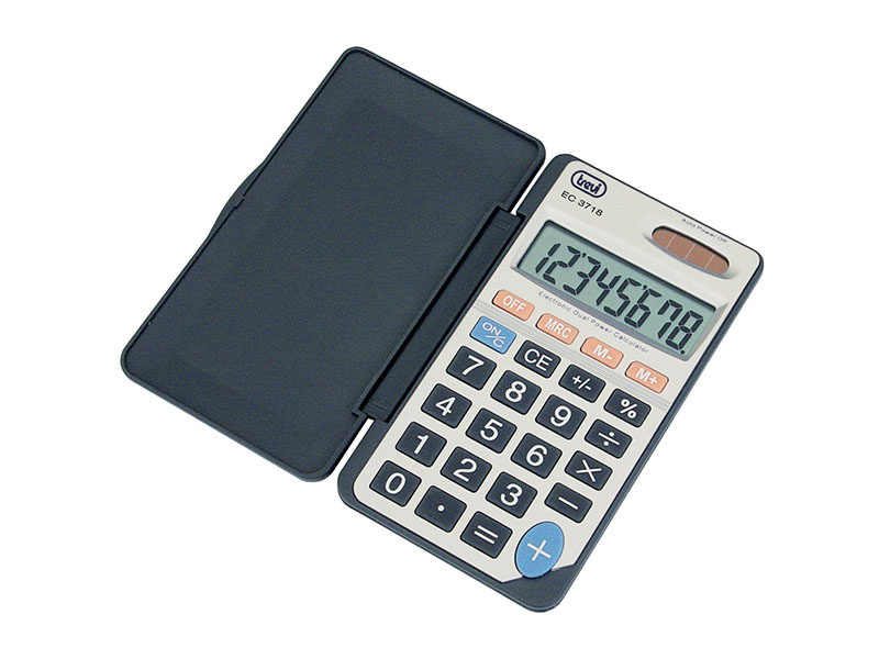 CALC.ELETTRONICA EURO 8 CIFRE SOLARE-BATTERIA TASCABILE
