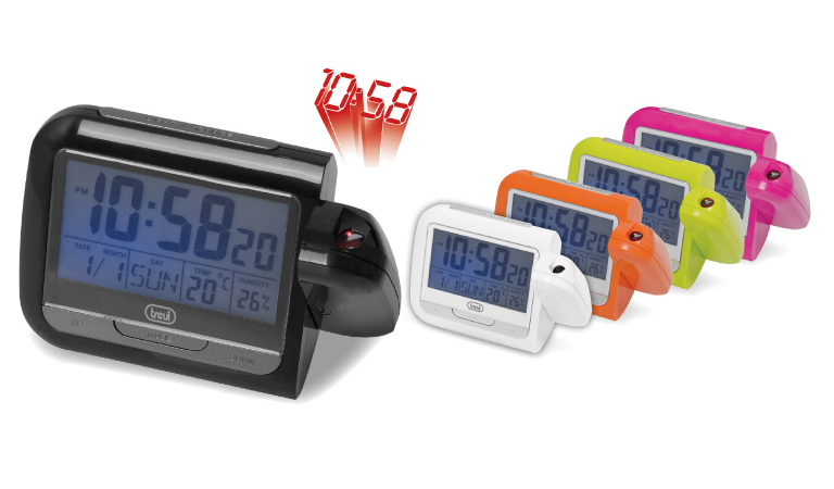 Orologio sveglia con proiezione e temperatura