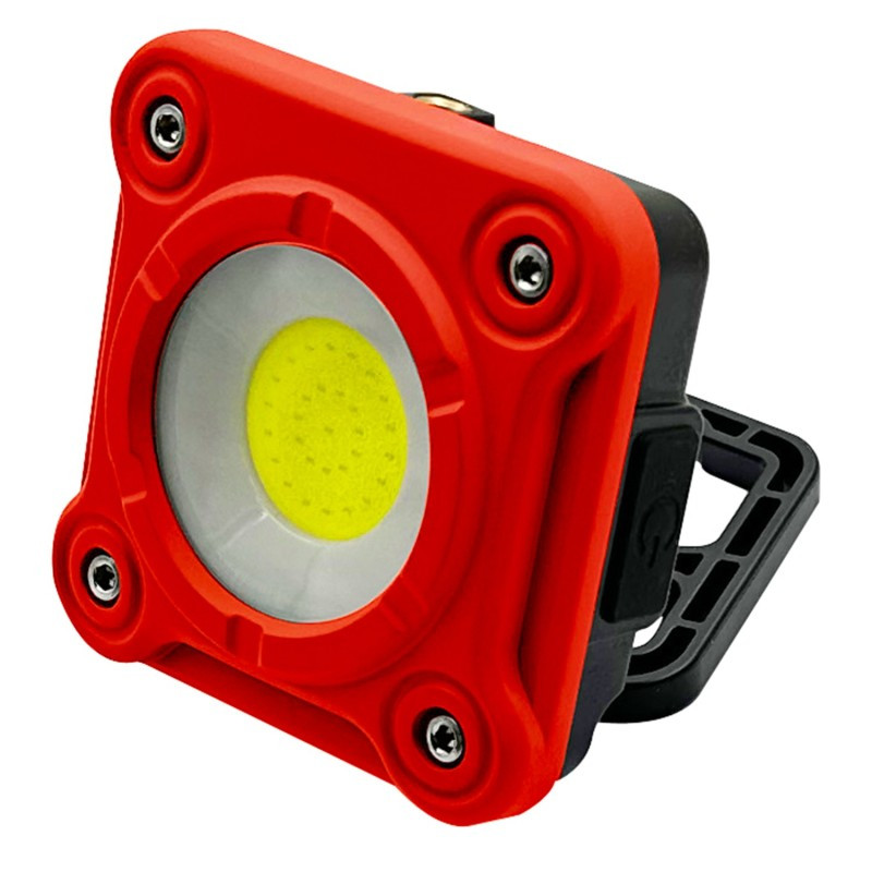 FARGO Lampada/faretto da lavoro 10W LED COB ricaricabile