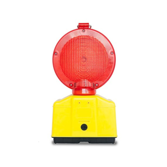 Lampeggiante stradale LED con luce rossa fissa o lampeggiante