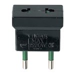 ADATTATORE S10 - USA+EU NERO