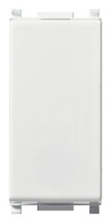 Pulsante 1P NO 10A 250V bianco
