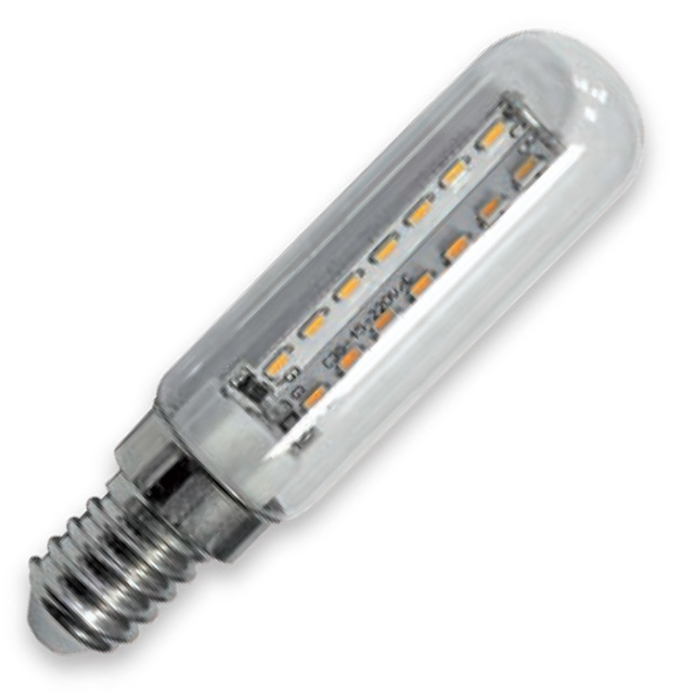 LAMP. LED TUBOLARE E14 3.5W LUCE CALDA 3000K 360° 180LM IP20