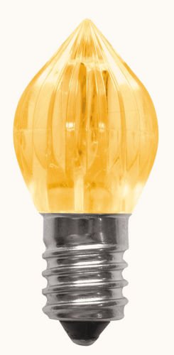 LAMPADA VOTIVA 3 LED GIALLO 24V E14 0,5W 4500K°