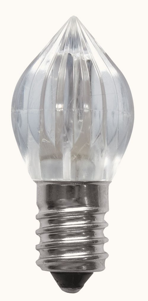 LAMPADA VOTIVA 3 LED BIANCO 24V E14 0,5W 5500K°