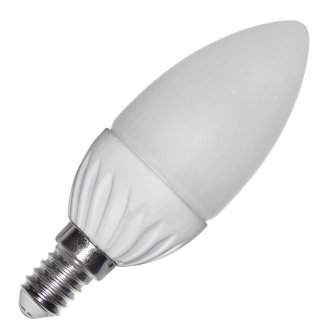 LAMP.OLIVA LED E14 5W LUCE CALDA 3000K° 160°