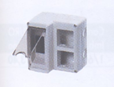 CONTENITORE VUOTO IP40 Contenitore combinato DIN-SYSTEM protetti