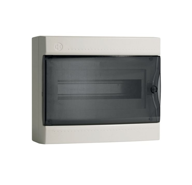 CENTRALINO DA ESTERNO IP40 DESIGN 12 MODULI BIANCO