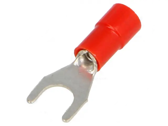 FORCELLA ROSSA - 0,25/1,5MMQ - AWG 22/16 - Ø 3,2MM