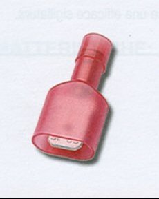 INNESTO MASCHIO ROSSO - D. 6,3MM