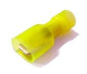 INNESTO MASCHIO GIALLO - D. 6,3MM