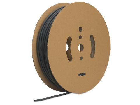 GUAINA PVC PROTEZIONE CAVI Ø INTERNO 8 ESTERNO 8,8MM BOBINA 200MT NERA