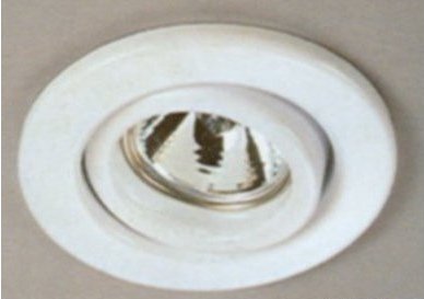 INCASSO AD ANELLO ORIENTABILE BIANCO GU5,3 FORO 88MM