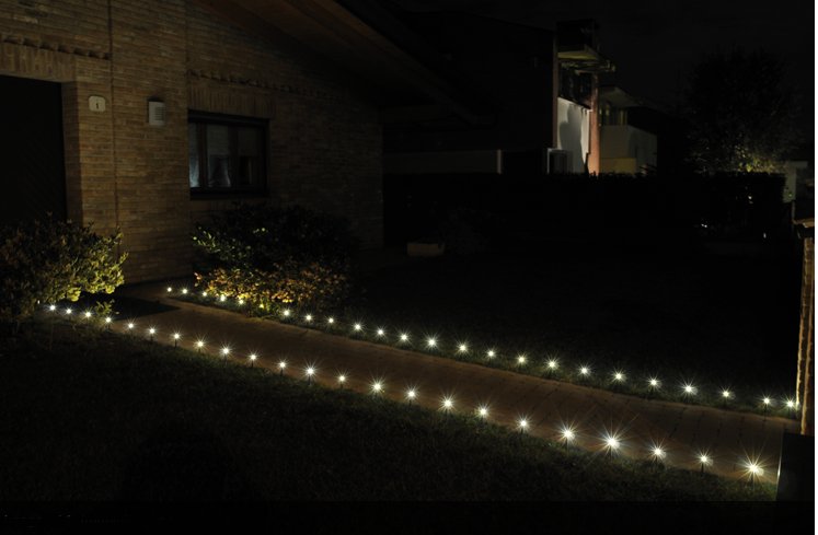 LEDGDL24PF GARDEN DOT MINISTICKS BIANCO CLASSIC SET 24 LED