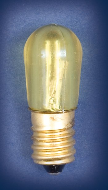 LEDLAV4 LAMPADINA MEGALED GIALLO 4LED E14 0,03A 14V