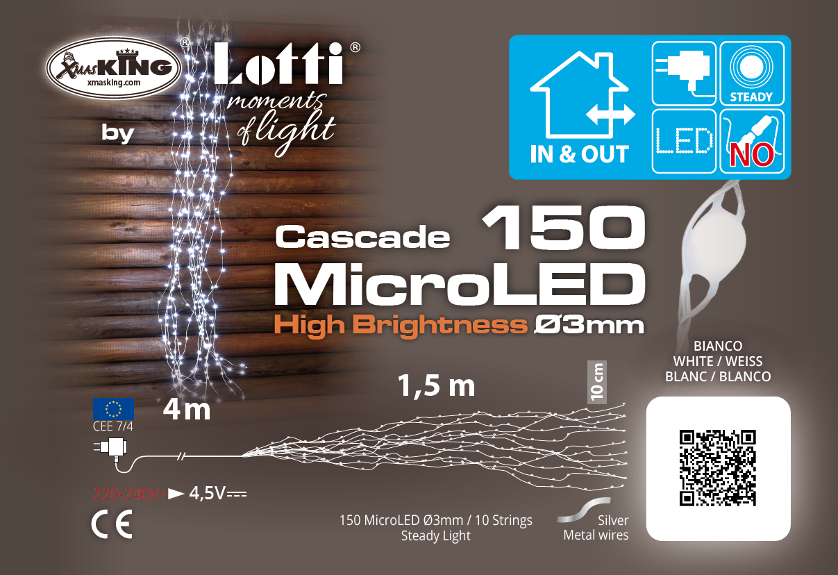 Cascata MHB 150 MicroLED Silver