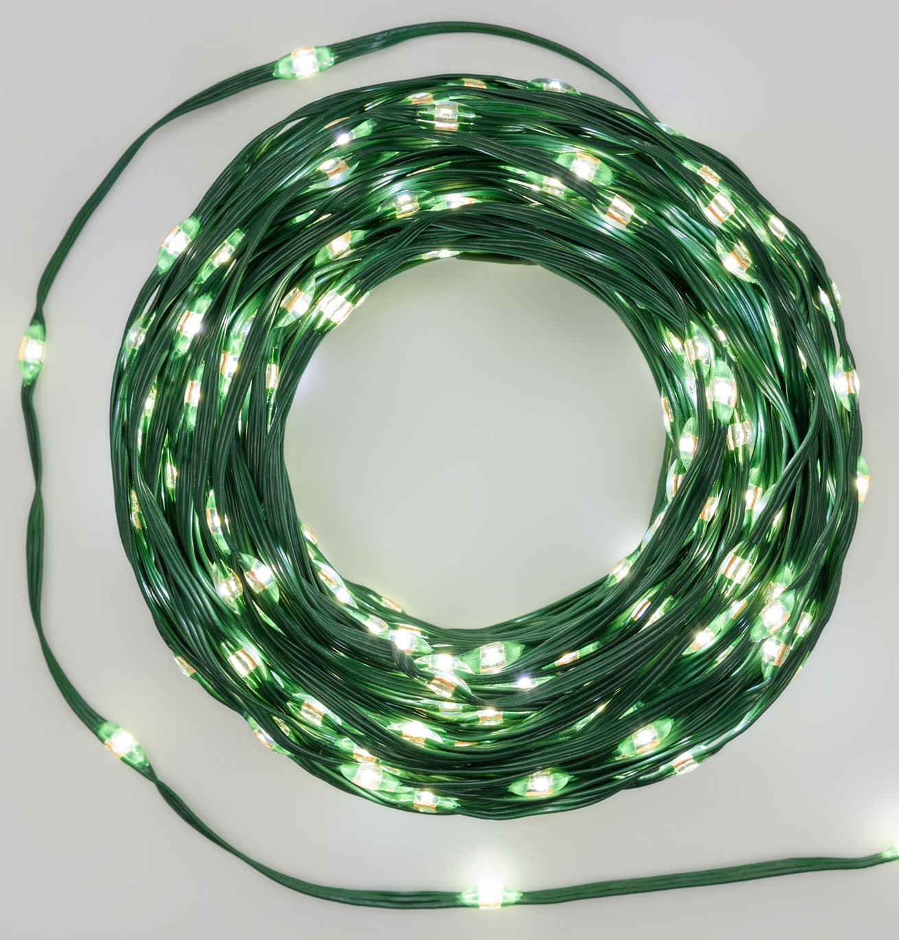 Catena MTL 400 GOCCE LED Cavo Soft Verde anti aggrovigliamento