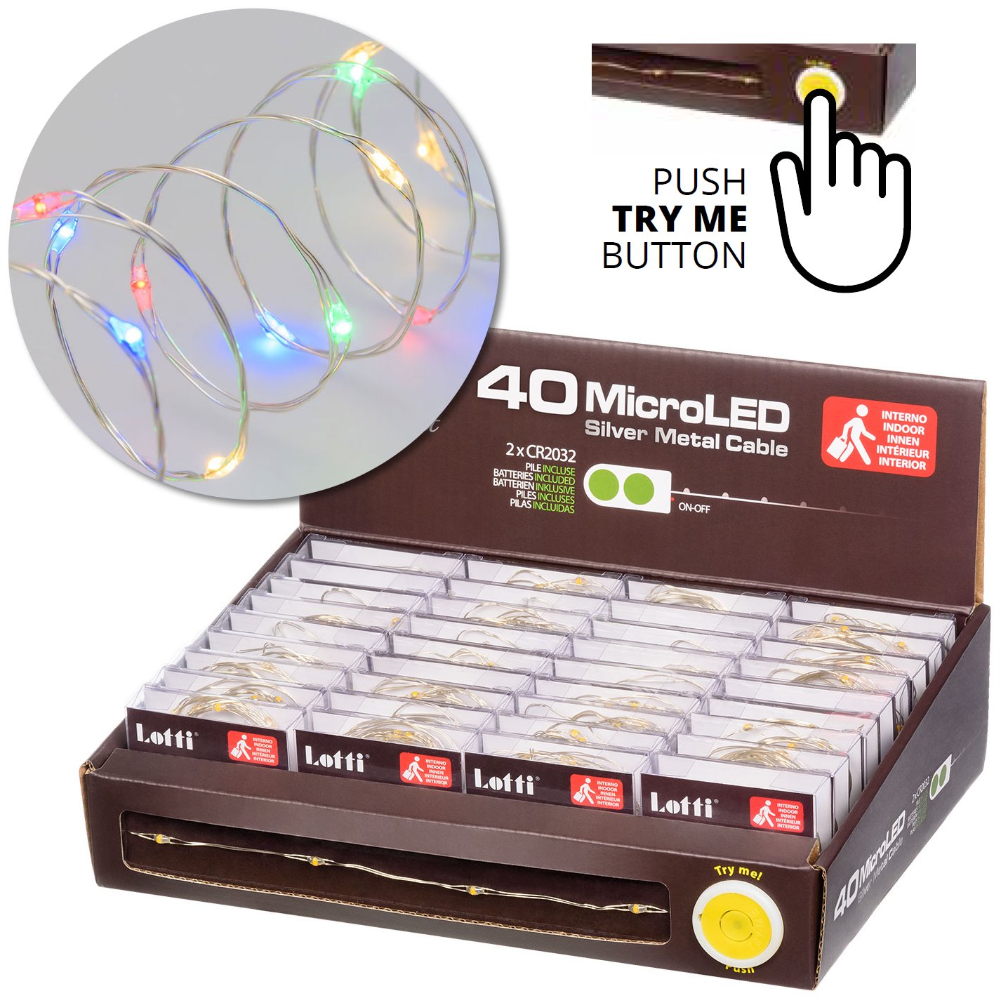 Catena 40 Micro Led a batteria