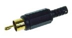 RCA 399 SPINA VOLANTE COASSIALE TIPO RCA FEMMINA NERO