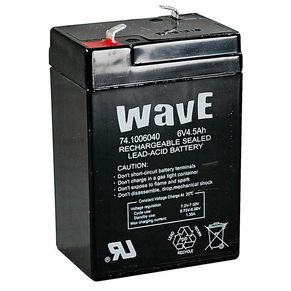 BATT.AL PIOMBO 6V 4,5AH WAVE