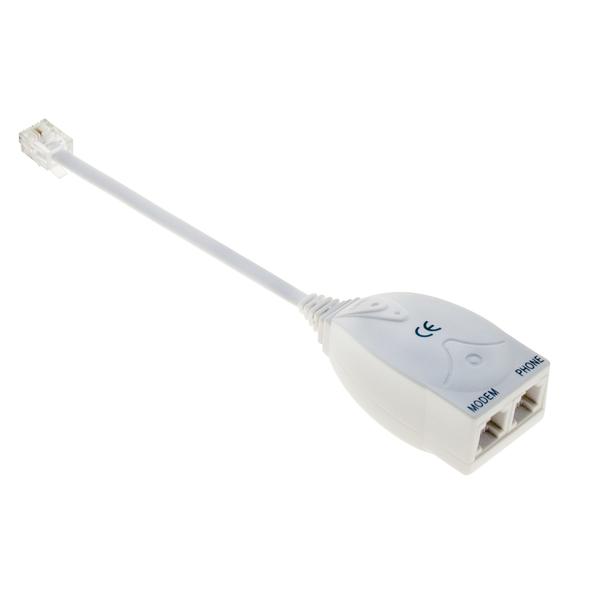 FILTRO ADSL MODEM/PHONE C/CAVETTO E PLUG 6/4