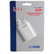 ALIM.SWITCH.USB 1A 5V ULTRA SLIM 110/240 VAC BIANCO BLISTER