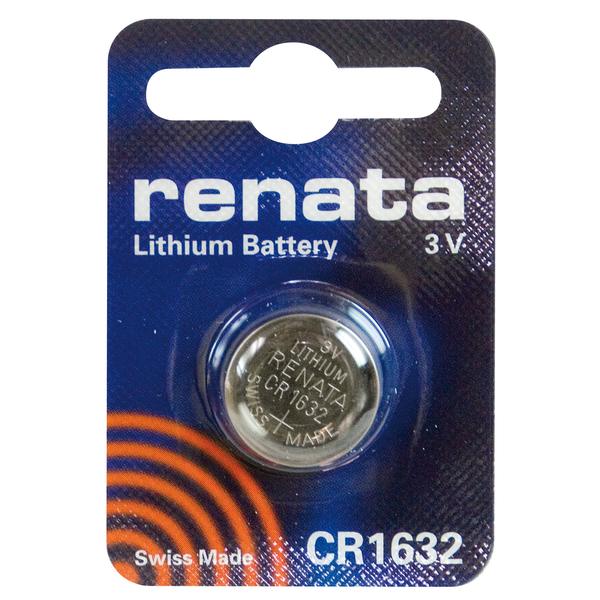 BATT.CR1632 R1 LITIO RENATA MADE IN SWISS 3V 137mAh 16,0x3,2MM