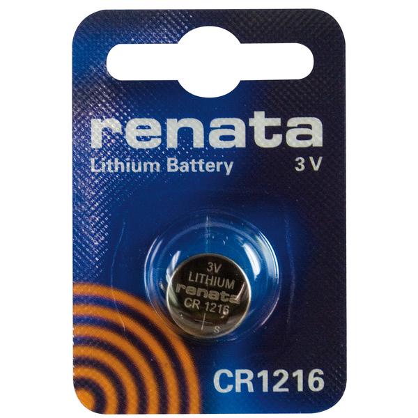 BATTERIA CR1216 LITIO RENATA MADE IN SWISS 3V 12,5X1,6