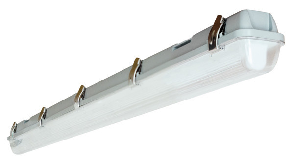 Plafoniera x tubo LED 1x36W IP65 120cm con schermo in policarbonato