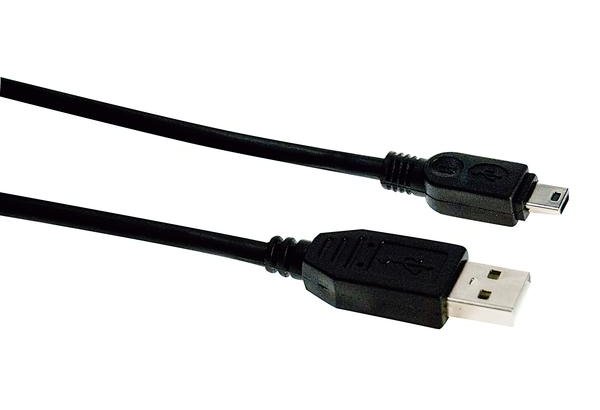CAVO USB V2 V2 SP.A - SP.MINI USB TIPO B 5PIN 1,8M, H. CARD