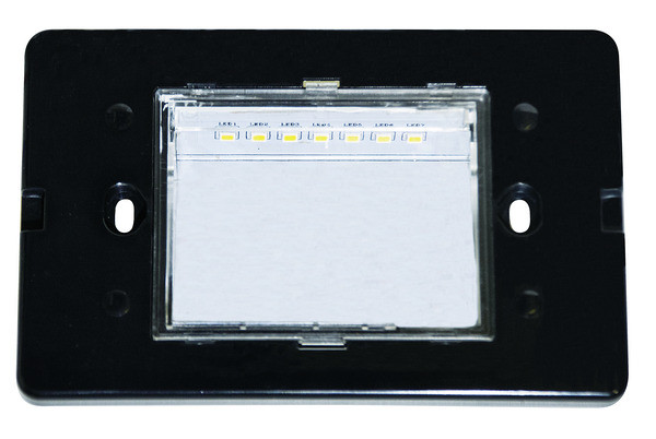 Punto luce segna passo IP65 da incasso x scatola 503 3000°K 2W ( placca a parte )