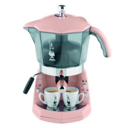 MOKONA BIALETTI MACCHINA ELETTRICA PER CAFFE PINK