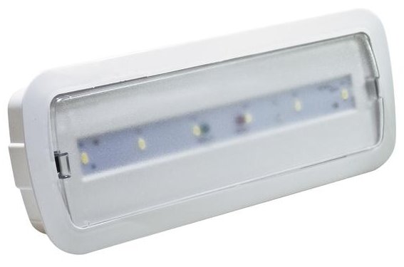 LAMPADA EMERGENZA SE+SA, AUT. 3H 3W 200LM IP20 BAT3,6V/1,8A NI-CD