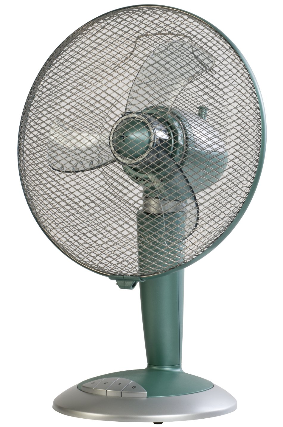 VENTILATORE TAVOLO Ø.30CM VERDE STACCABILE 45W