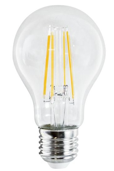 LAMP LED GOCCIA A60 E27 8W TRASP. 2700K 1055LM 60X108 FIL