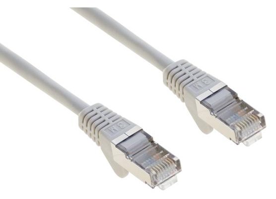 PATCH CORD UTP DRITTO CAT5E AWG26 3,0M GRIGIO H.CARD