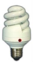 SPIRALE MINI C/CREPUSC 15W E27 LUCE FREDDA 86-6500K