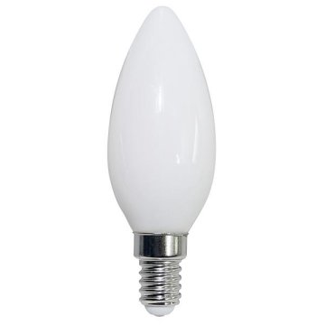 Lampada LED oliva/candela OPALE 4,5W E14 4000°K 320°