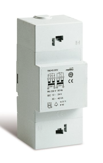 TRASF.MODUL. 40VA 230 12-12-24V