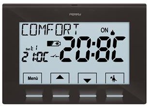 TERMOSTATO PARETE 3V NEXT ANTRACITE