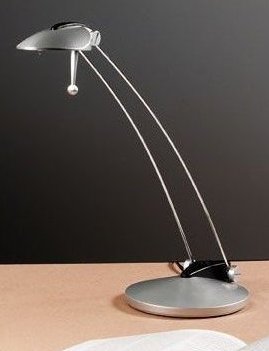 LAMP.TAVOLO ALOGENA ARGENTO