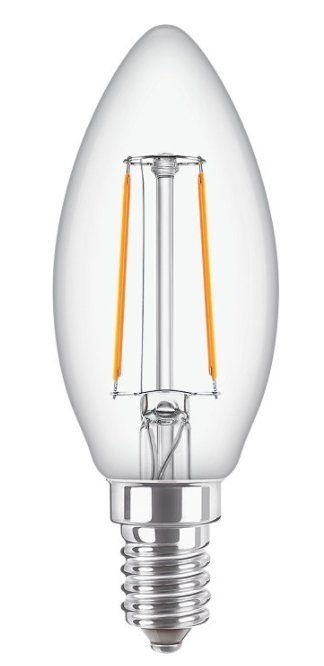 COREPRO LEDCANDLEND 2-25W E14B35 827CL G