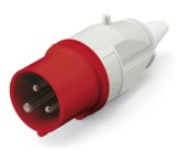 SPINA VOLANTE ROSSA PROTETTA 3P+T 16A 380V IP44